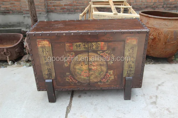 Aluminum And Wood Antique Chinese Medicine Cabinet Wood Antique Chinese Medicine Cabinet