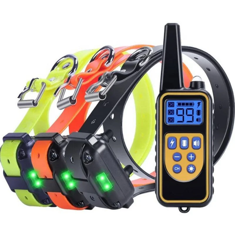 Dog Training Collar Waterproof Rechargeable Shock Collar 2600ft Shock Collar