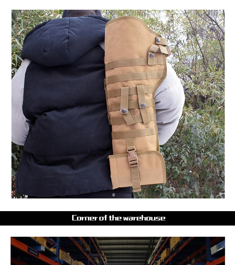 Sand Tan Rifle Scabbard Backpack Hunting Backpack Holster Assault Scope