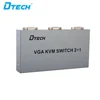Dtech HD 1920 x 1440 250 MHz VGA USB KVM Switch 2*1 for securities systems