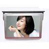 metal shockproof casing 19" inch coach Bus flip down LCD monitor signage display