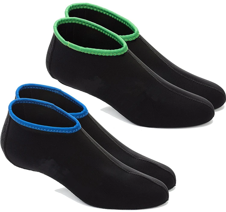 Neoprene Waterproof Swimming Surfing Diving Socks With Color Binding