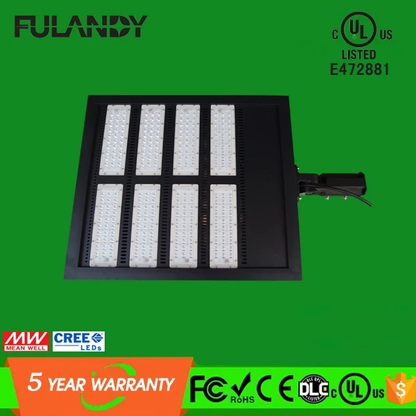 UL cUL ETL DLC listed LED Shoebox light 450W round slip fitter .jpg