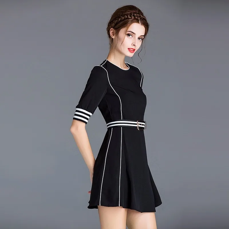 Hot Selling Alibaba Online Women Clothes Short Sleeves Waist Tight ...