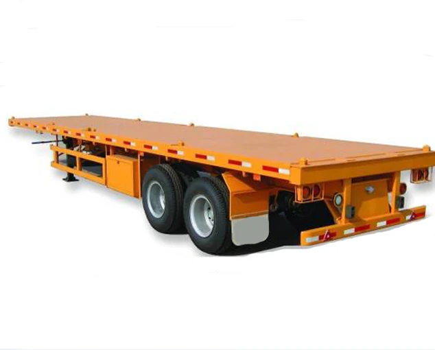 20FT 40 FT Container Trailer 2 Axles / 3 Axles Flatbed Trailer for Sale