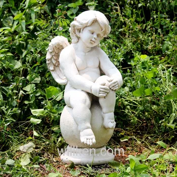 Polyresin Garden Cherubs Angel Statues For Garden Decoration Buy