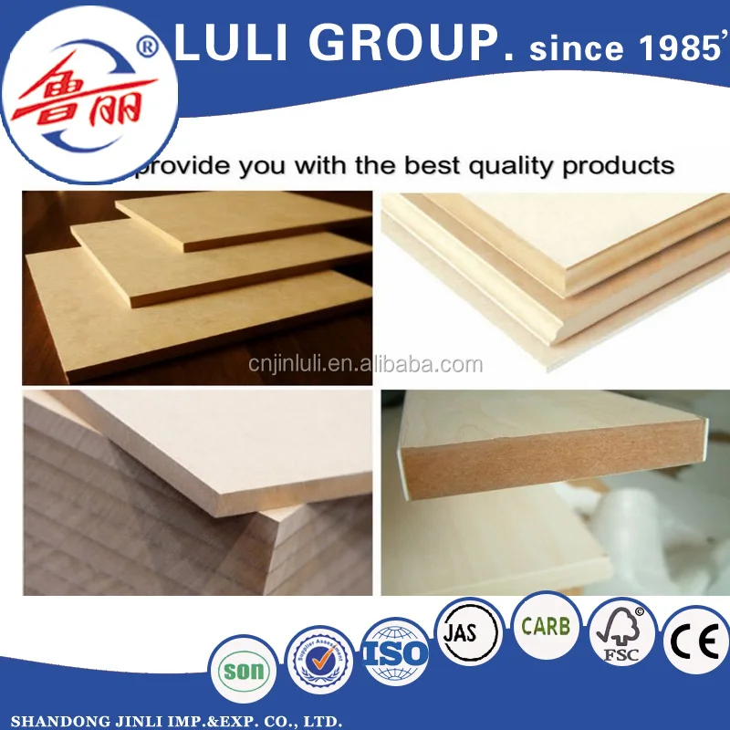 High Quality 2.5mm 3mm 4mm 5mm 6mm 9mm 12mm 15mm 16mm 18mm Raw Mdf / Plain Mdf / Mdf Board Buy