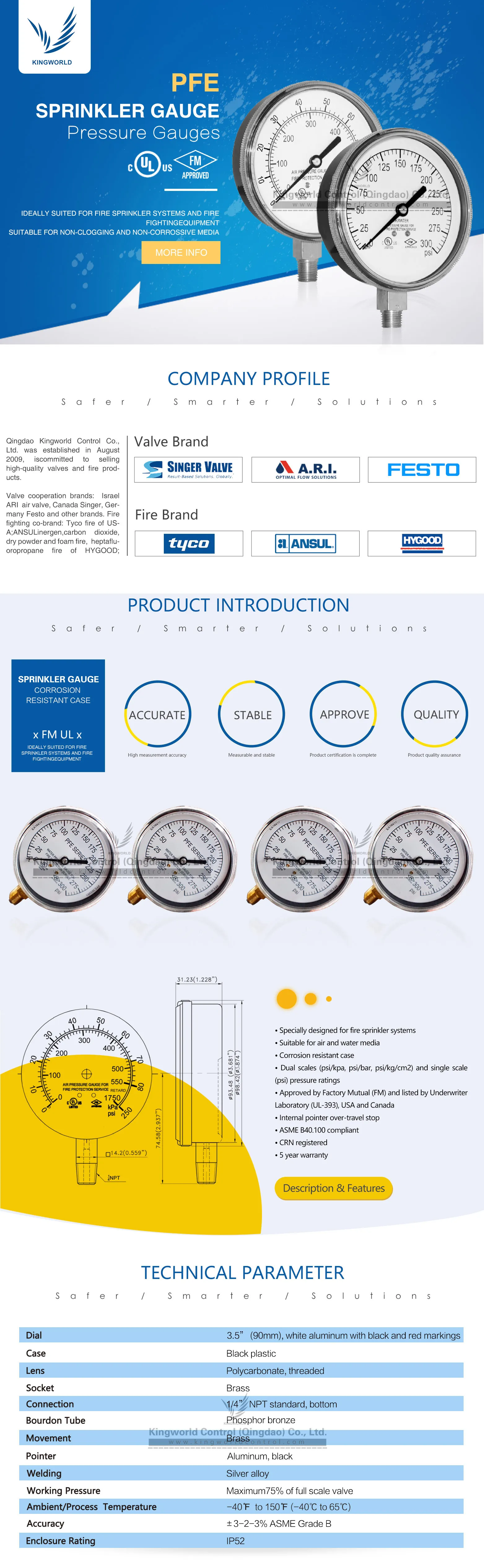 Fm Pressure Gauge For Fire Fighting System Sprinkler Gauge Buy Hydraulic Jack Pressure Gauge