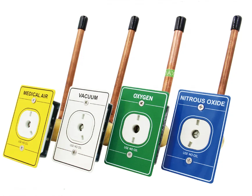 American Standard Medical Wall Mounted Gas Outlet Oxygen Outlet Ohmeda