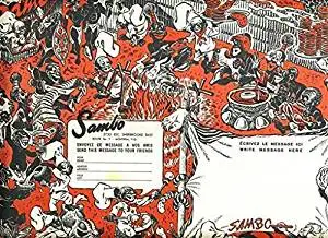 SAMBO Placemat Montreal Quebec Canada Little Black Sambo Pancakes