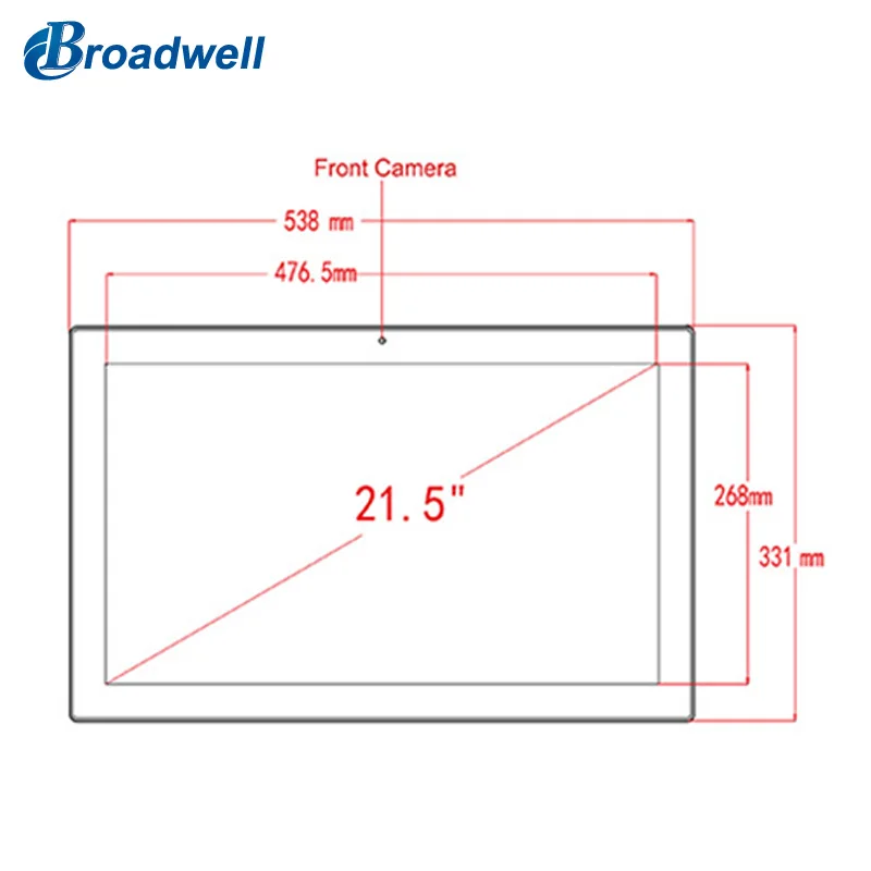 21.5 Inch Quad Core Android 5.1 Full Hd Big Size Capacitive Touch ...