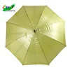 cheap price bright colored straight rain yellow umbrella