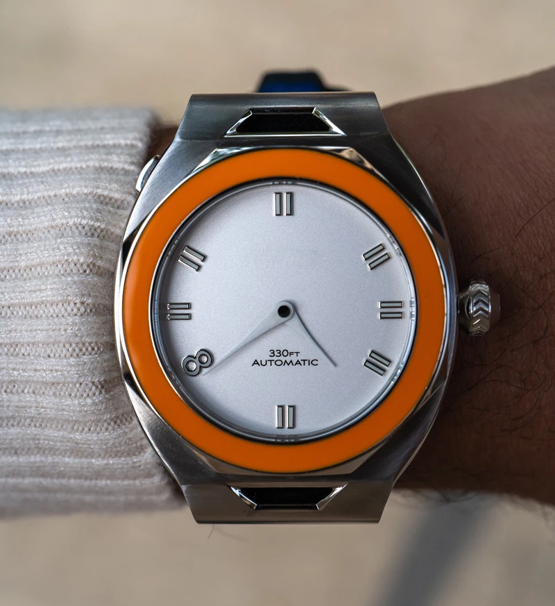 Directional Watch Bespoke Interchangeable Bezel Watch, Unique Minimalist Automatic Watch ...