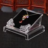 Black and white lining transparent pendant display base/ jewelry jade pendant display rack/ jewelry display rack