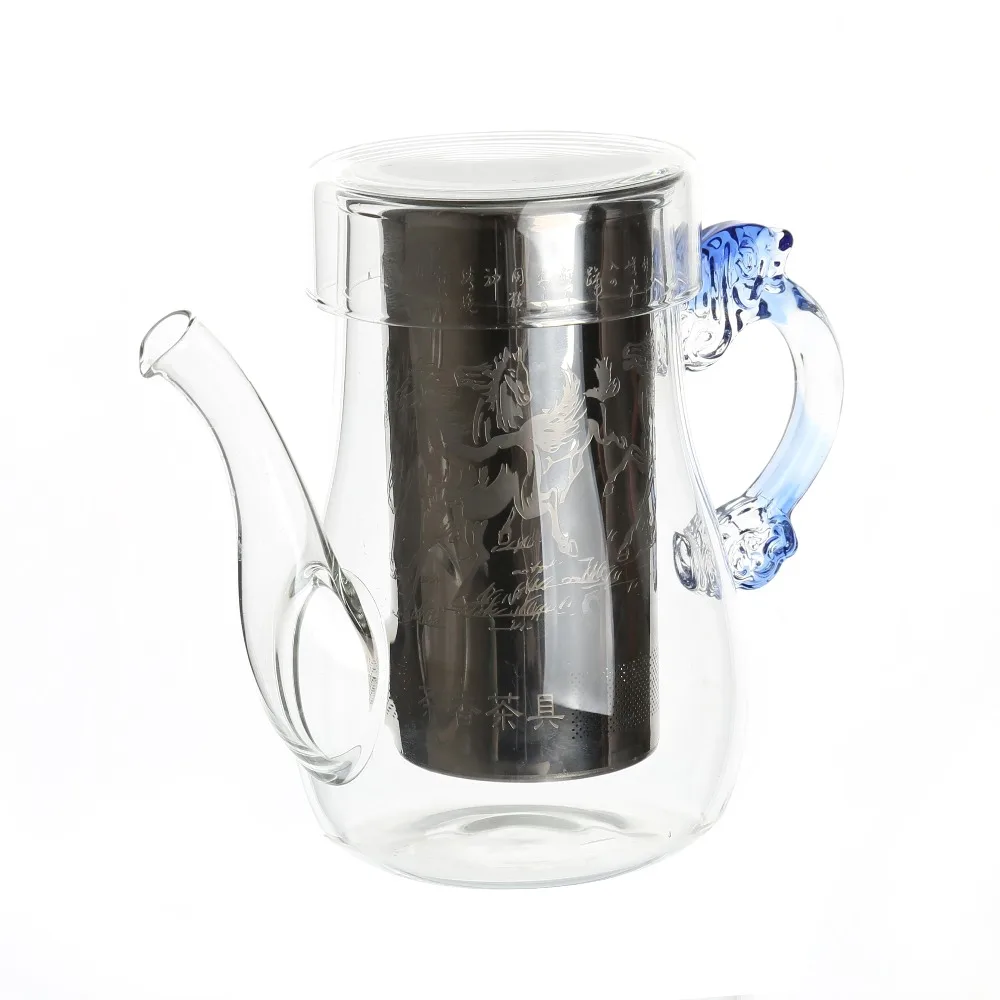 Fancy Colorful Handle Borosilicate Glass Tea Kettle Buy Unique Tea