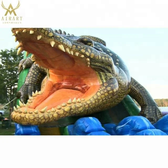 Giant Inflatable Crocodile Model / Inflatable Alligator Animal For ...