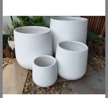 Factory S Light Weight Durable Round White Garden Large Clay Factory S Light Weight Durable Round White Garden Large Clay Pots For