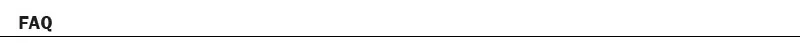 FAQ