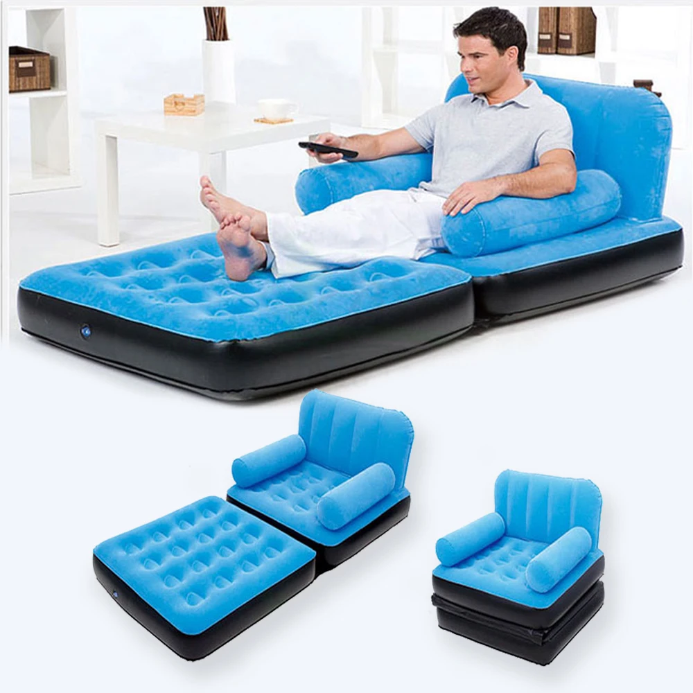 Inflatable Pull Out Sofa Couch & Full Single Air Bed