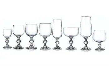 Bohemia Lead Free Crystal Stemware Claudia Wine Bohemia Lead Free Crystal Stemware Claudia