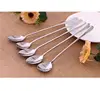Stainless Steel Long Handle Ice Cream Tea Coffee Dessert Spoons