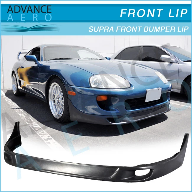 For 93-98 Toyota Supra MK4 Front Bumper Body Lip Kit Polyurethane PU TRD Style