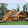 popular russia pine wood high quality two floor low cost cabin outdoor wooden house
