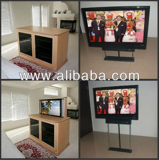 Remote Motorized Tv Pop Up Lift From Cabinet Table Desk 37 40