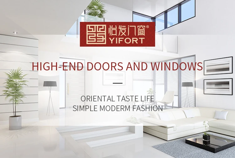 aluminium casement double glazed windows with blinds inside