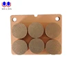 2018 hot sale easy installation high quality truck braking lining cost WIN & WIN Wind turbine rotor brake sintered brake pad