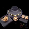 ali express wholesale bracelet squash blossom necklace wholesale flower jewelry set