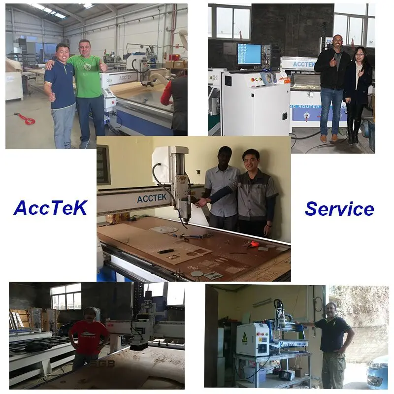 China 3 heads high accuracy wood router for engraving cutting  AKM1325-3