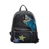 2019 OEM Elegant High Quality PU Leather Soft Women Anti Theft Artificial Star Diamond Laptop Zipper Backpack
