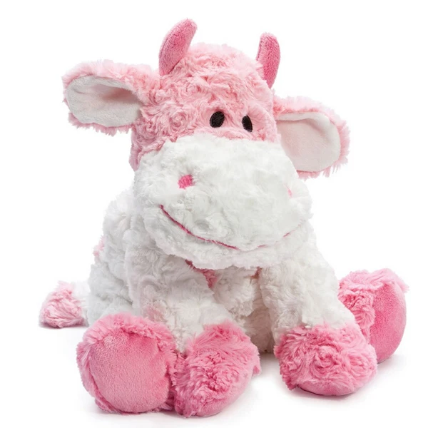 20cm Sitting Lovely Pink Cow Plush Toy,Plush Stuffy Cow Toy,Pink Cow
