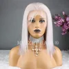 Cuticle Aligned Light Purple Silky Straight Raw Peruvian Human Hair Lace Front Wigs