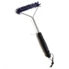 Free sample!!!!Barbecue Grill Brush with Blue Nylon Bristles Cleans All Angles, PP Handle No Scratch Cleaning for Any Grill