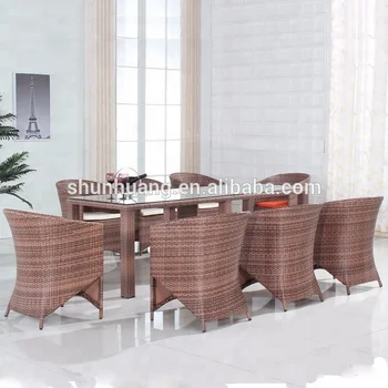 Neue Stil Patio Rattan Dining Stuhl Garten Korbmobel Buy Wicker