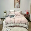 Custom good price luxury tencel bedding set jacquard comforter set embroidered quilt cover set