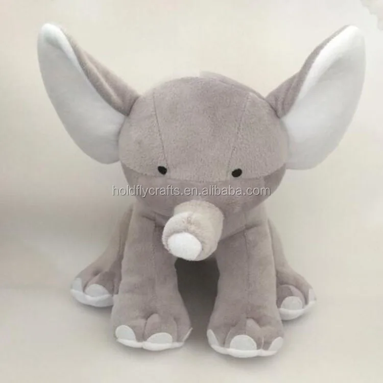 Wholesale 3 Colors Plush And Stuffed Elephant Toys With Big Ears Cute
