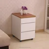 wood melamine faced chipboard bed side table night stand