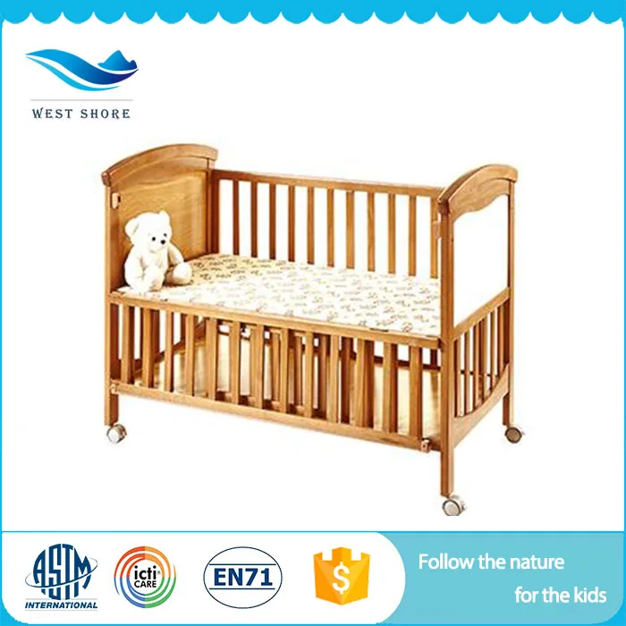 Solid Wood Baby Bed Baby Net Baby Sleeping Bed Room Furniture Bedroom