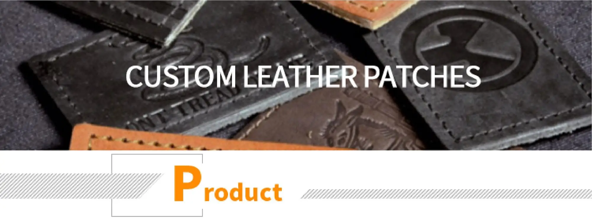 Custom Personalized Embossed Logo Jeans Genuine Leather Patch/leather