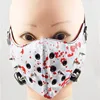 female rivet punk rock Harajuku leather biker party halloween full face masks