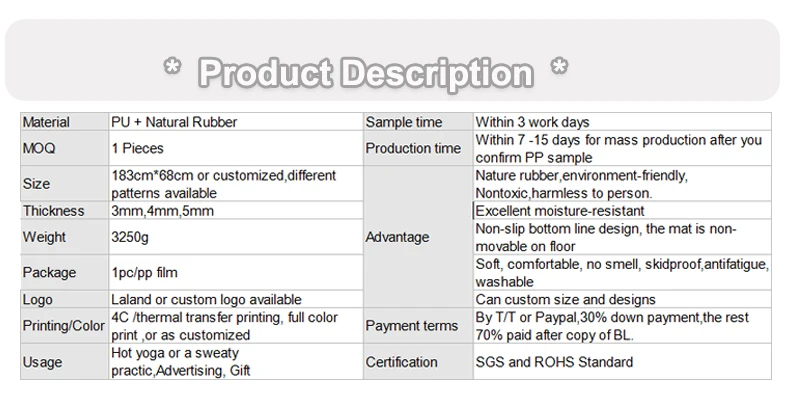 yoga mat manufacturer