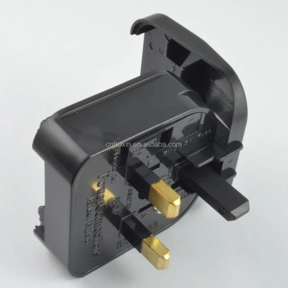 Eu To Uk Plug Adapter Travel Electric Household Fuse Uk Adaptor Bs5733
