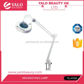 Yl H13a Table Led Large Lens Lighted Lamp Top Desk Magnifier