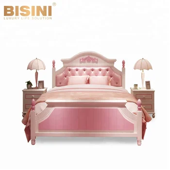 Bisini American Style Wooden Princess Pastoralism Bed Children Bedroom Furniture Bg800014 Buy Kids Bed Princess Bed Girl Bed Product On