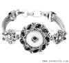 Diamond DIY Jewelry Accessories Rhinestone Bangle Snap Chain Bracelet Button