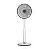 12 volt brushless dc adjustable height air circulation portable stand electric pedestal fan