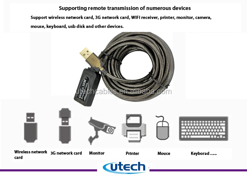 Usb Repeater Cable Active Extension 5m 10m 15m Buy Usb Repeater Cable